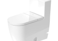 DURAVIT 21890120U2 1-Piece Rimless Toilet, ME by Starck, 12 in Rough-In, 0.92/1.32 gpf, White with HygieneGlaze, Import