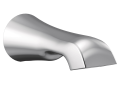 Moen® S990 Flara™ Non-Diverter Tub Spout, 1/2 in Slip Fit/CC, Metal, Polished Chrome, Domestic