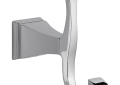 DELTA® 75135 Dryden™ Robe Hook, 2 Hooks, 1-3/4 in OAW x 4-11/16 in OAD x 5 in OAH, Import