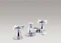 Kohler 13132-3B-CP Widespread Lavatory Faucet, Cross Handles