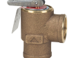 Watts 335-M2 0342691 3/4 inch Female x 3/4 inch Female 30 PSI Bronze Body Pressure Relief Valve