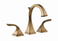 Brizo® 65330LF-BZ Virage® Widespread Lavatory Faucet, Commercial, 1.5 gpm Flow Rate, 4-7/8 in H Spout, 6 to 16 in Center, Brilliance® Brushed Bronze, 2 Handles, Pop-Up Drain, Import
