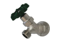 Prier® C-135NP.50 Heavy Pattern Angle Sill Faucet, 1/2 in Inlet x 3/4 in Outlet Nominal, FNPT x Garden Hose Thread End Style, Solid Cast Brass Body, Domestic