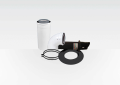 Centrotherm Eco Systems InnoFlue® ICVKH24 Horizontal Concentric Vent Kit, 2 or 4 in Dia, Polypropylene, Domestic