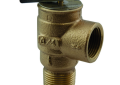 Apollo 13-511-B15 Bronze 3/4 inch Male Inlet x 3/4 inch Female Outlet 15 PSIG Pressure Relief Valve