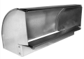 Southwark WS16-314 3-1/4" x 14" 26 Gauge Warm Air 90 Degree Vertical Wall Stack Elbow