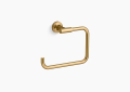 Kohler K-14441-2MB Purist Towel Ring - Vibrant Brushed Moderne Brass