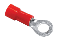 Ruud 455022 Package of 100 #10 Stud Insulated Ring Terminals for 22, 20 and 18 Gauge Wire - Red