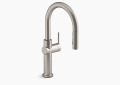 Kohler K-22972-VS Crue Pull-Down Single-Handle Kitchen Faucet - Vibrant Stainless