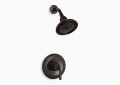 Kohler K-TS396-4-2BZ Devonshire Rite-Temp Shower Valve Trim - Oil-Rubbed Bronze