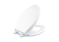 Kohler® 75796-RL-0 75796-RL Nightlight Toilet Seat, Cachet®, Elongated Bowl, White