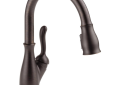 DELTA® 9178-RB-DST Leland® Kitchen Faucet, 1.8 gpm Flow Rate, Venetian Bronze, 1 Handles, 1/3 Faucet Holes, Function: Traditional, Domestic, Commercial