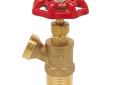 Red and White RW-504-1/2 Brass 1/2 inch Copper or 1/2 inch Male Boiler Drain