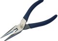IDEAL® LaserEdge™ 35-036 Dipped Grip Side Cutter Long Nose Plier With Cutter, Serrated Drop Forged High Carbon Steel Jaw, 6 in OAL