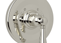 Rohl A4214LM-PN Lombardia Trim For Thermostatic/Non-Volume Controlled Rough Valve - Polished Nickel