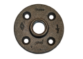 1/2 Inch Black Malleable Iron Floor Flange