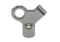 Wal Rich 1701208 Dual Radiator Vent Key - Nickel Plated