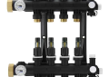 Uponor A2670601 EP Heating Manifold Assembly with Flow Meter - 6-Loop