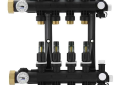 Uponor A2670501 EP Heating Manifold Assembly with Flow Meter - 5-Loop