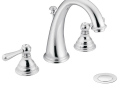 Moen T6125 Kingsley Two Handle Widespread Bathroom Faucet - Chrome