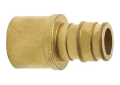 Uponor LF4517510 3/4 inch Expansion x 1 inch Hub ProPEX Lead Free Brass Sweat Adapter