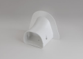 Rectorseal 84014 Fortress LP-92-W 3-1/2 inch PVC Lineset Cover Soffit Inlet - White