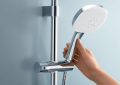 GROHE 26922001 Tempesta Shower Slide Bar, 24 in L Bar, Metal, StarLight Chrome