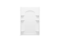 Sterling 72362100-0 Ensemble(TM) Curve 48" Vikrell(R) Shower Back Wall - White