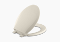 Kohler K-4639-47 Cachet Q3 Round-Front Toilet Seat with Grip-Tight - Almond