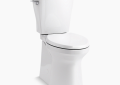 Kohler K-20198-0 Betello(R) ContinuousClean XT Two-Piece Elongated Toilet with Skirted Trapway, 1.28 GPF - White