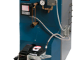 Utica SFE412532100410 SFE-4125ST Oil Steam Boiler with Beckett AFG Burner, Tankless Coil and Low Water Cut Off