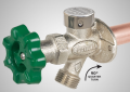 Prier P-164D12 12" Quarter-Turn Wall Hydrant