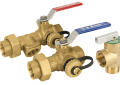 Jomar 810-524G 3/4 Lead Free Brass Tankless Water Heater Valve Kit -  Press x Female Threaded