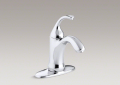 Kohler K-10215-4-CP Forte Single-Hole Bathroom Faucet - Polished Chrome