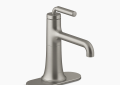 Kohler K-27415-4-BN Tone(TM) Single-Handle Bathroom Sink Faucet, 1.2 GPM - Vibrant Brushed Nickel