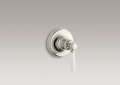 Kohler T10595-4P-SN Transfer Valve Trim, White Ceramic Lever Handle