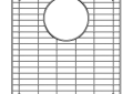 Blanco 237146 Sink Grid, 12-13/16 in L x 14-3/4 in W, Rear Drain Opening, Import