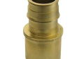 Uponor LF4511010 1 inch Hub ProPEX Lead Free Brass Sweat Adapter