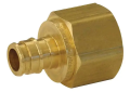 Uponor LF4575050 1/2 inch Lead Free Brass Adapter - Expansion x Female Pipe Thread