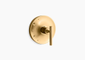 Kohler K-TS14423-4-2MB Purist(R) Rite-Temp(R) Valve Trim with Lever Handle - Vibrant Brushed Moderne Brass