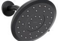 Moen® 220R7BL 220R7 Verso™ Shower Head, 2.5 gpm Flow Rate, 7 in Head, Import