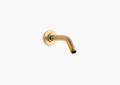 Kohler K-7397-2MB MasterShower(R) Shower Arm and Flange,7-1/2" Long - Vibrant Brushed Moderne Brass