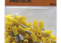 Ruud 455049 Package of 100 1/4 inch Female Insulated Quick Connects for 12 and 10 Gauge Wire - Yellow