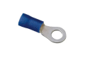 IDEAL® 83-2231 1-Hole Vinyl Insulated Ring Terminal, 16 to 14 AWG, 8 in Stud, Tin Plated Brass