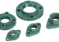 Taco 110-254F Package of 2 Freedom Cast Iron 1-1/2 inch Circulator Flanges with Nuts and Bolts