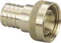 Viega 46414 3/4 inch Crimp x ManaBloc Supply Lead Free Brass Adapter