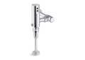 Kohler® 10UD00D20-CP Mach™ Tripoint™ Touchless Flushometer, 1.5 V AA Lithium Battery, 0.125 gpf Flush Rate, 3/4 in IPS Inlet, 3/4 in Spud, 25 psi Flowing/25 to 80 psi Static Pressure, Polished Chrome
