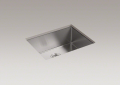 Kohler K-5286-NA Strive Under-Mount Kitchen Sink with Basin Rack