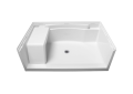 Sterling 72291100-0 60 inch x 36 inch Accord Series Seated Shower Base - White