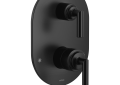Moen® M-Pact™ UTS3311BL Transfer Valve Trim With Integrated Diverter, Matte Black